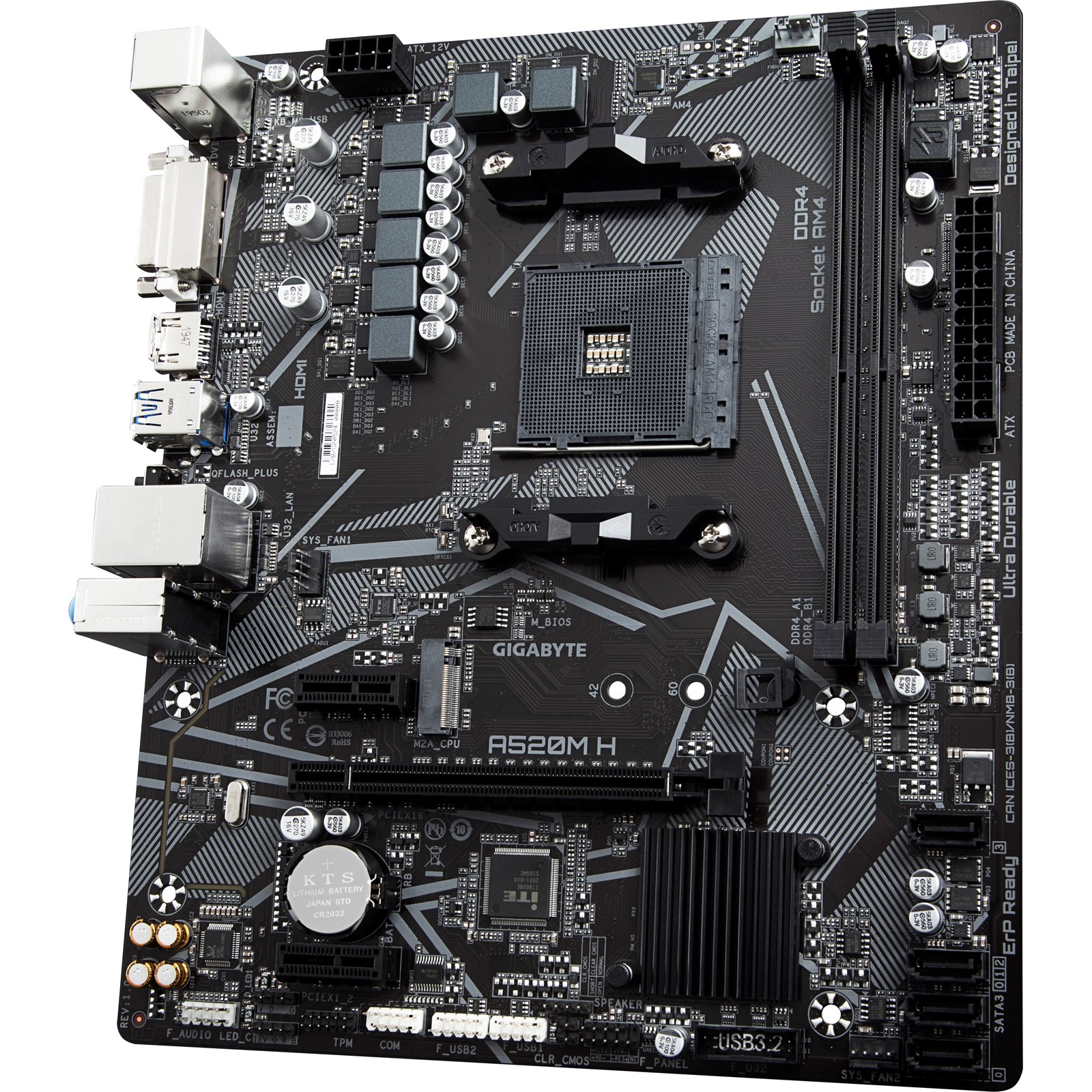 Gigabyte A520M K AMD Socket AM4 Motherboard